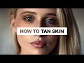 The easiest way to get a tan in photoshop  matching skin tones with paul hoffmann