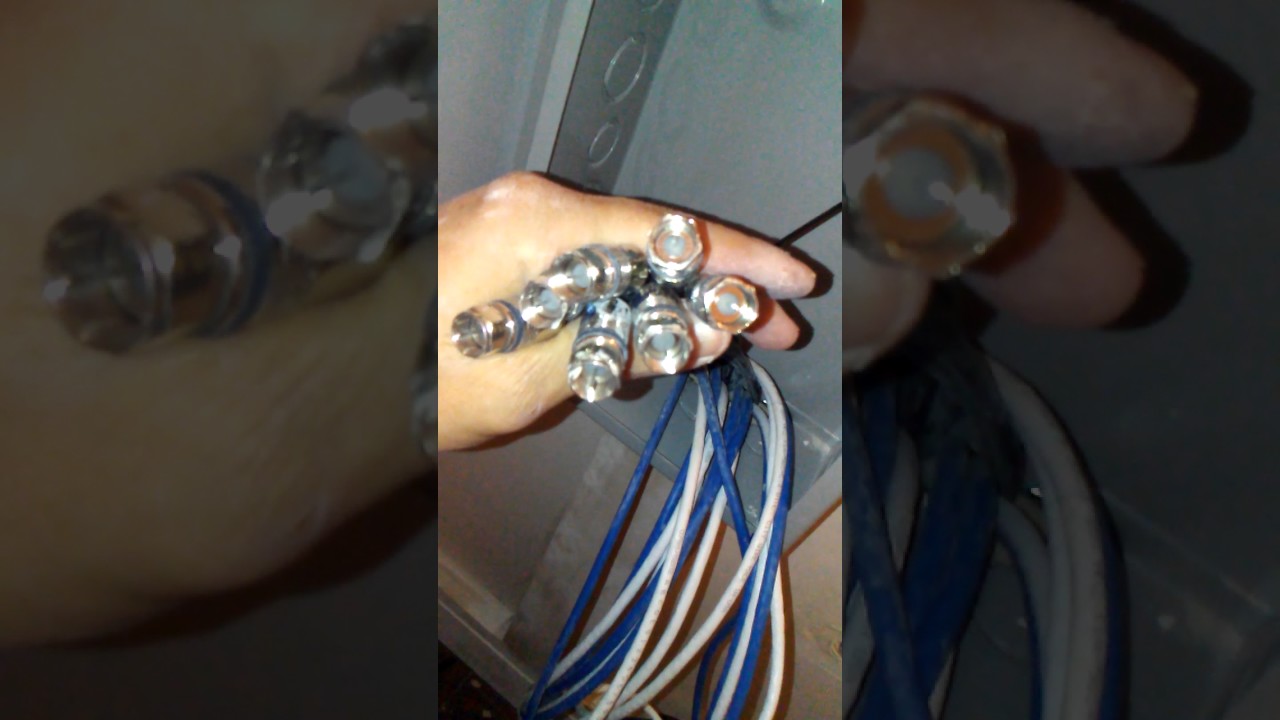 Cat 6 wire and Rj45 Junction box install part 1 YouTube