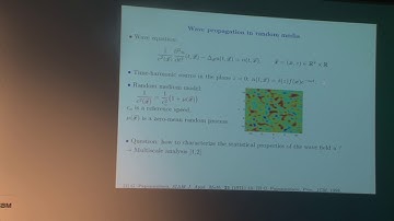 Multiscale analysis of wave propagation in random media – Josselin Garnier – ICM2018