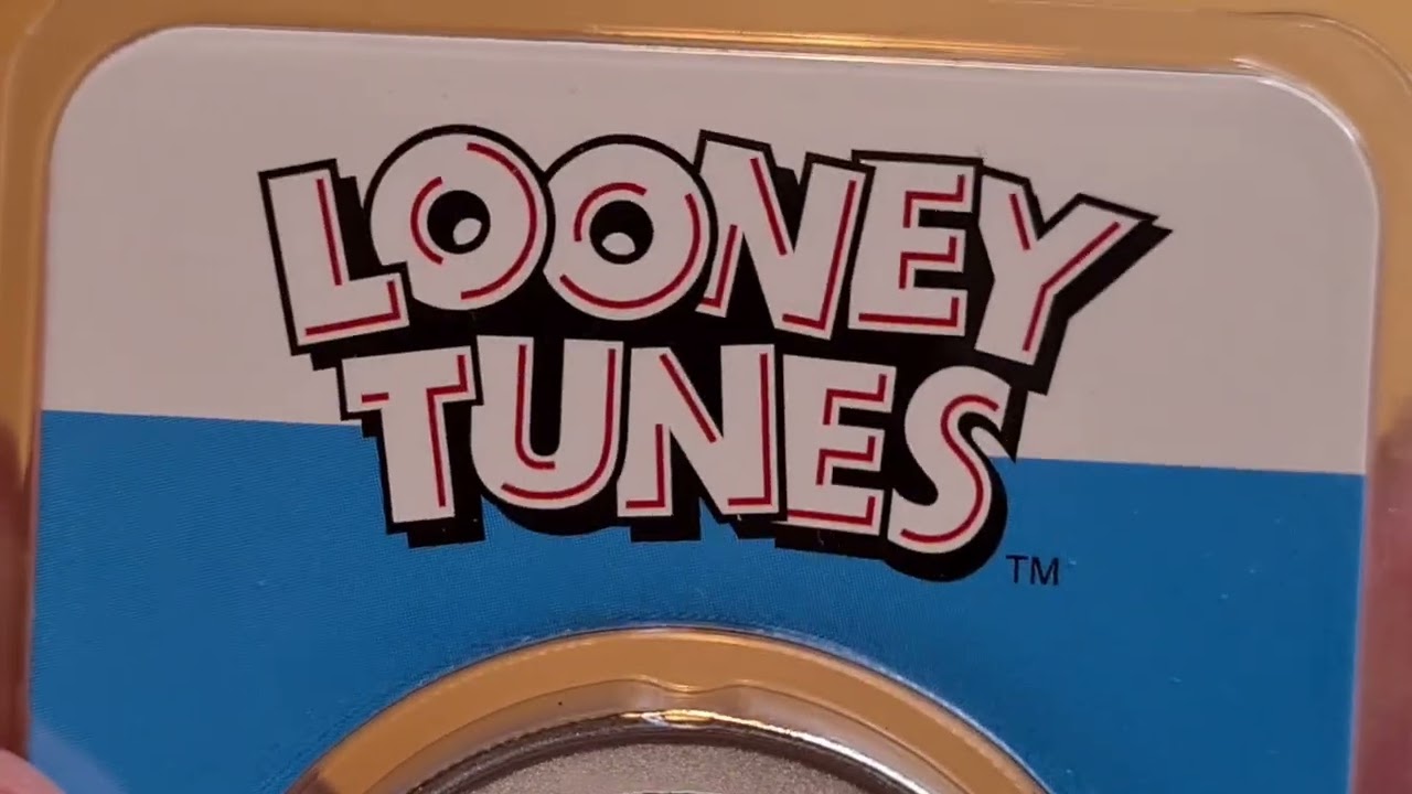 Road Runner Looney Tunes. 1oz silver Coloured & BU. Beep Beep