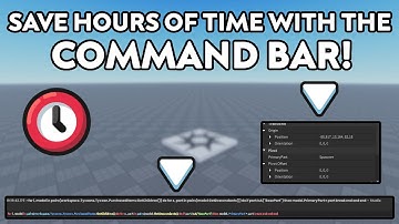 Save HOURS Of Time On Roblox Studio With the COMMAND BAR! [Roblox Studio Tutorial]