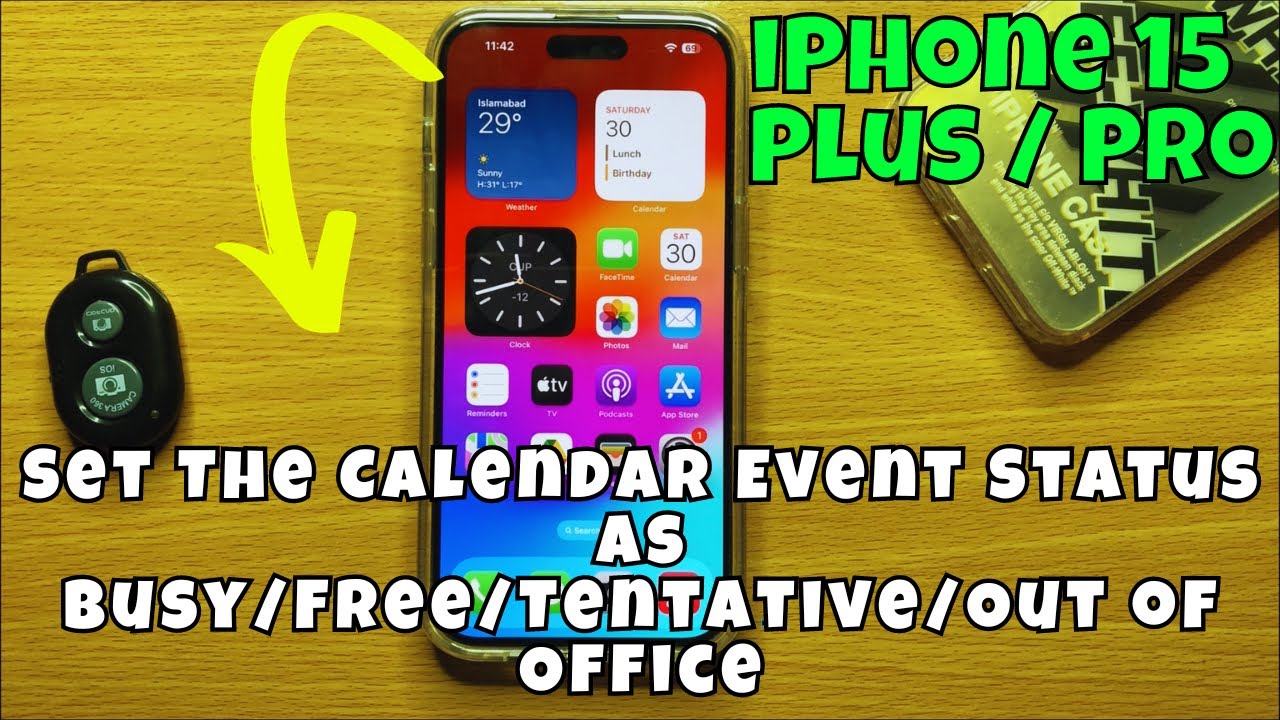 IPhone 15 Plus Pro Set The Calendar Event Status As Busy Free IPhone 15 Plus Pro Set The Calendar Event Status As Busy Free