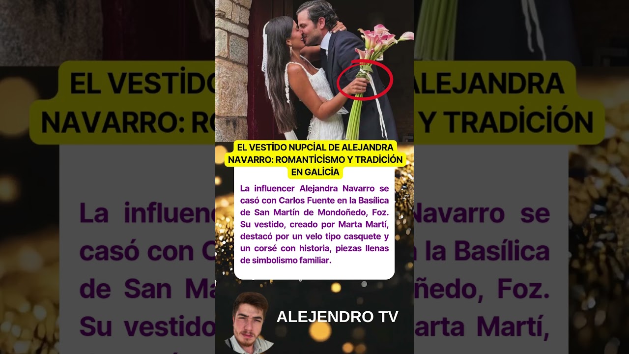 El vestido nupcial de Alejandra Navarro romanticismo y tradición en Galicia 2
