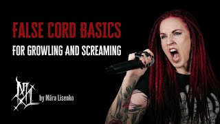 "False Cord Basics for Growling and Screaming" Online Course OUT NOW!