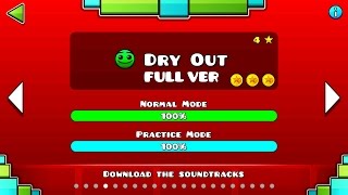 Geometry Dash : Dry Out (FULL VER) All Coin / ♬ Partition chords