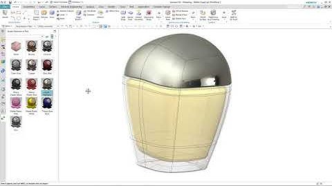 NX CAD Perfume Bottle Design - Part 3