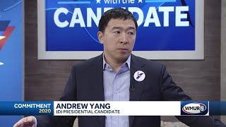 Yang explains campaign priorities to NH voters