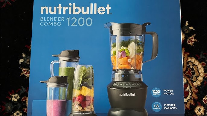  nutribullet Full-Size Blender Combo 1200W –Matte White: Home &  Kitchen