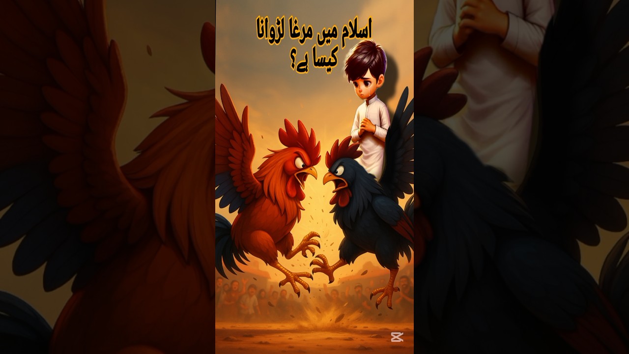 "Murghon Ki Ladai Haram Hai | Masoom Bacha Ki Awaaz Ne Dil Jeet Liya 🐓😭" #emotionalstory