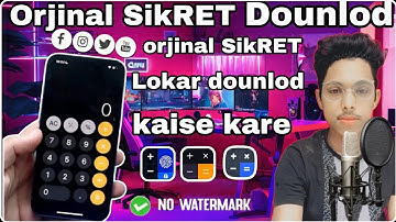 SECRET CALCULATOR Hide App Orginal ❔🔐🔑 orginal calculator lock 2024 ❔📲