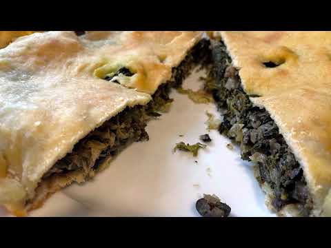 Italian Spinach Pie Recipe With Fresh Spinach