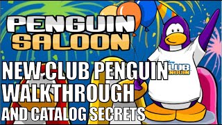 Penguin Saloon BETA Party Walkthrough and Catalog Secrets | Club Penguin
