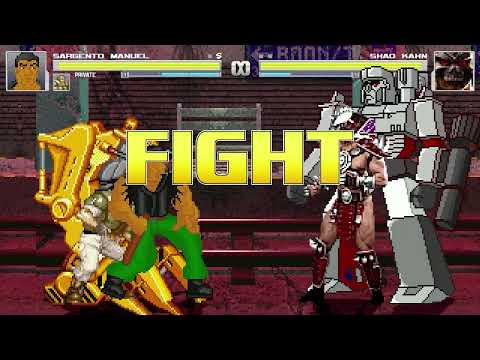 AN Mugen #582: Sargento Manuel & Private VS Shao Kahn & Megatron