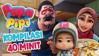 KOMPILASI SHORTS PAPA PIPI ZOLA | 40 MINIT