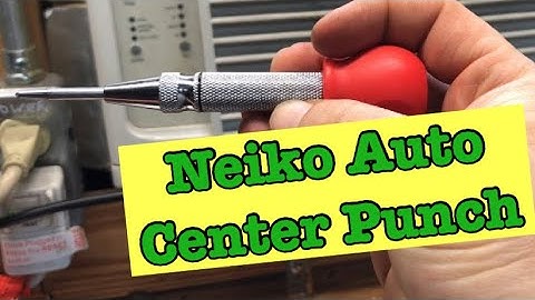 Neiko Automatic Center Punch Review