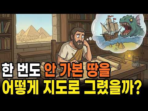 How did ancient people map the world without ever visiting the lands?