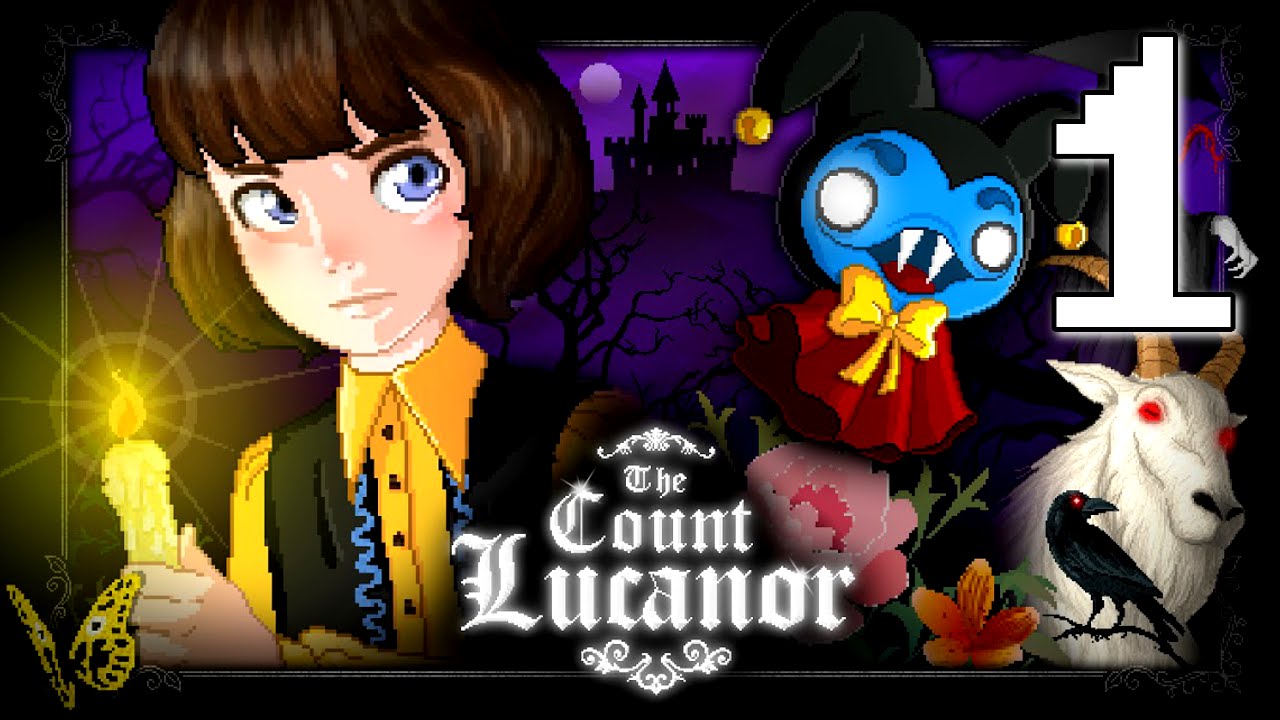The Count Lucanor - PIXEL HORROR ADVENTURE, Manly Let's Play Pt.1