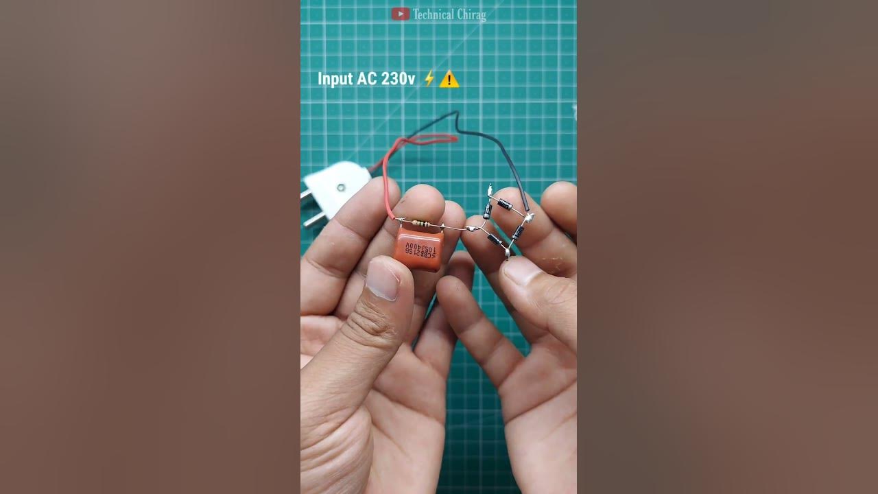 105J 400v Capacitor Circuit | 105J 400v Capacitor Output Voltage | LED