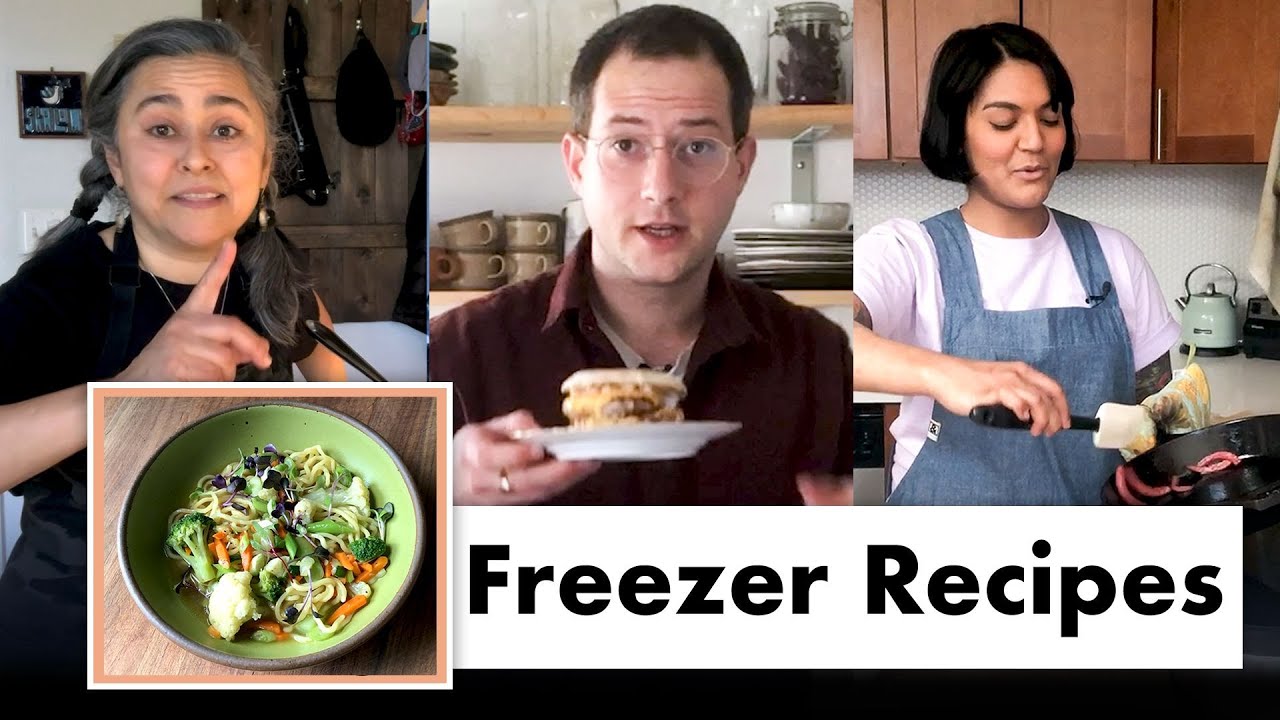 Pro Chefs Make 8 Different Freezer Meals   Test Kitchen Talks @ Home   Bon Apptit