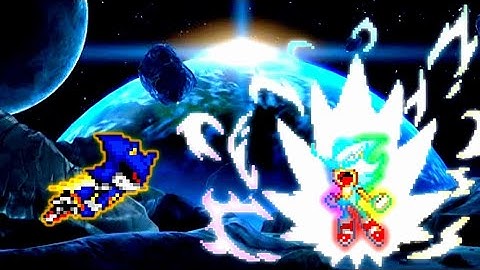 Metal Sonic V4 OP VS Sonic Chaos V3 RN OP (all form) in Jump Force Mugen