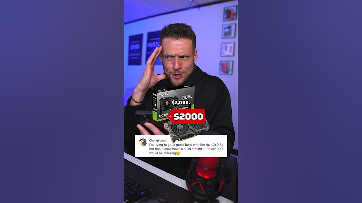 $2000 Gaming PC with an RTX 4060???