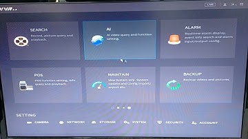 DAHUA - NVR DVR TOUR SETTING