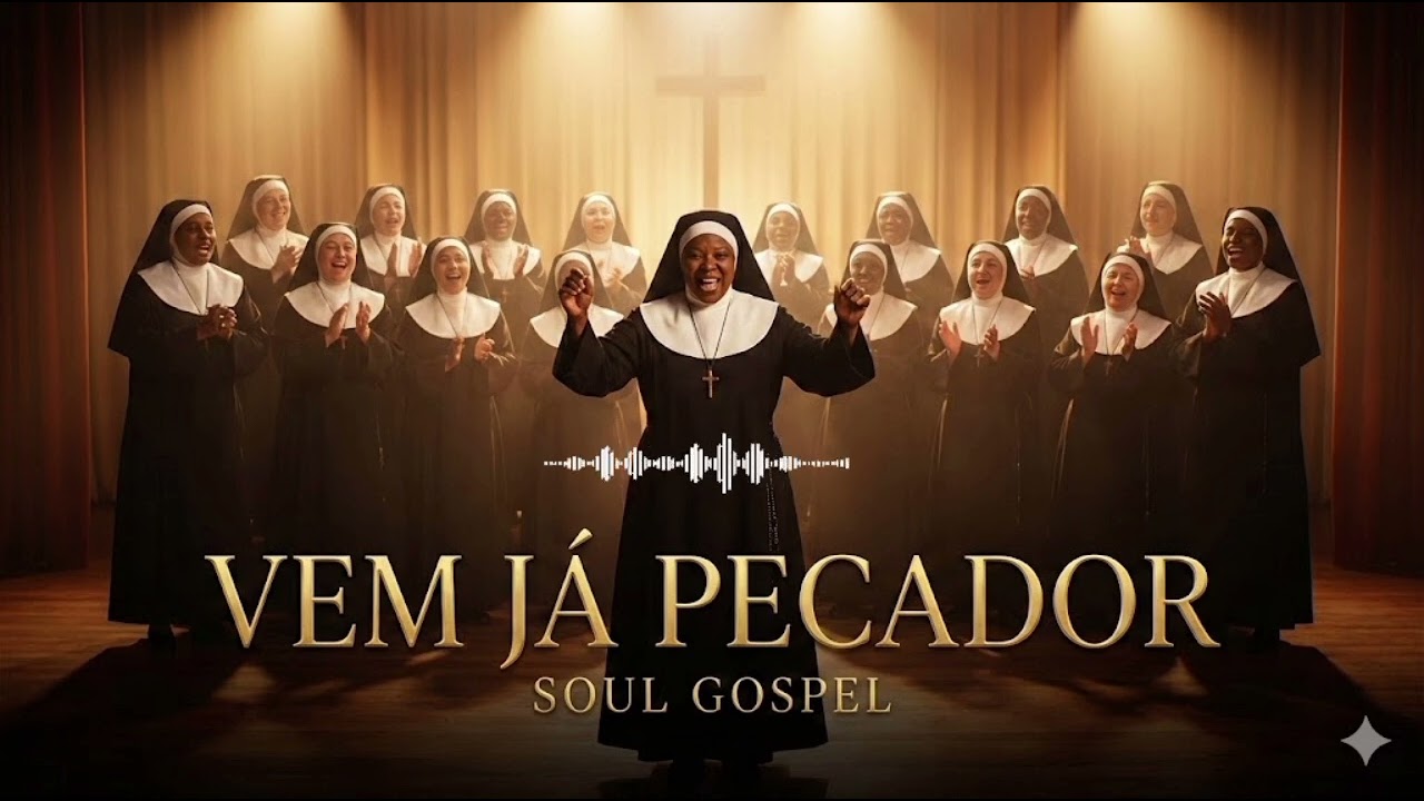🎹 Hino 12: Vem Já, Pecador (Estilo Sister Act).#harpacristã 