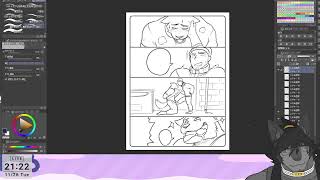 お絵描き練習配信