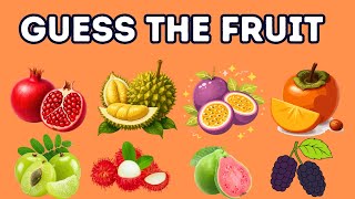 Guess the Fruit Name | Difficult Fruits Quiz for Kids | 5-Second Timer Challenge screenshot 5