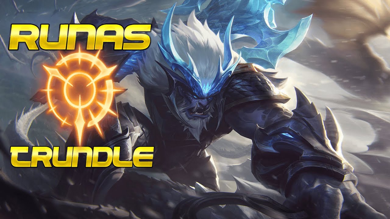 🔥 GUIA y MEJORES RUNAS PARA TRUNDLE 🔥 FULL TANQUE, BUILDS, COUNTERS