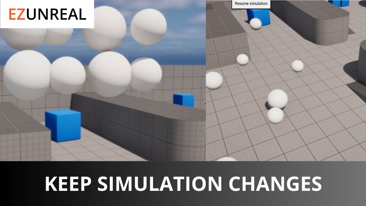 Unreal Engine Simulation Tutorial Keeping Simulation Changes in Unreal Engine 5 (5.4) - YouTube