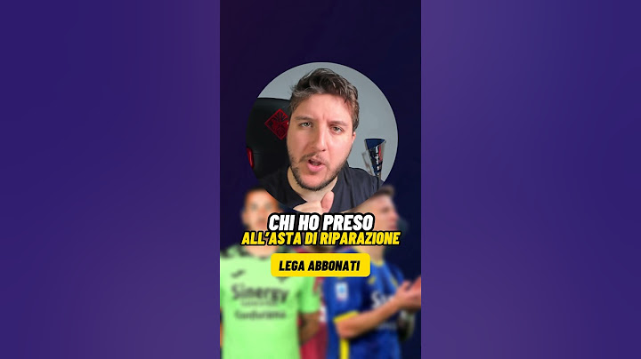 Chi ho PRESO all’asta di RIPARAZIONE #fantacalcio #seriea