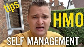 HMO Tips for Self Management - HMO Property Tenants