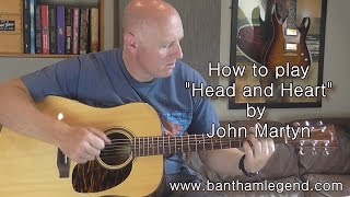 How to play Head and Heart by John Martyn - TAB guitar tutorial