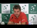 Bernard Tomic and Stanislas Wawrinka press conference: Davis Cup Australia v Switzerland