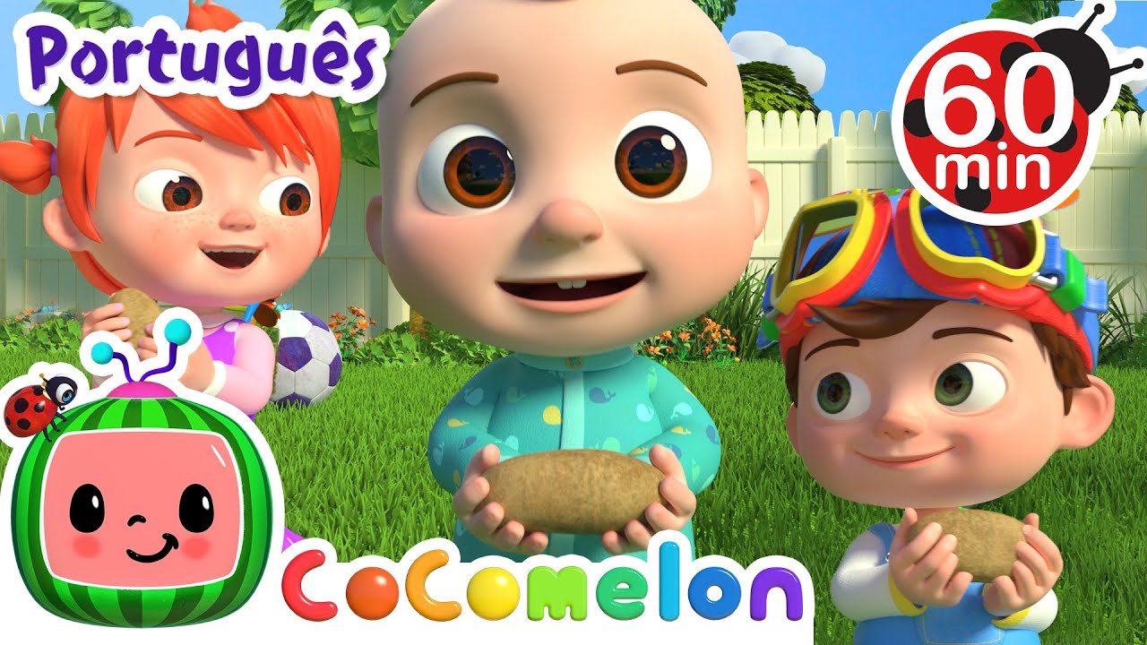 ⁣CoComelon em Português | Uma batata, duas batatas | Compilação de Desenhos Animados