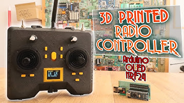 3D printed Radio Controller - Arduino&NRF24