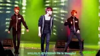 [Fancam]20120519 - BOYFRIEND FM in Shanghai - 95line SOLO[CR.Candy__糖]