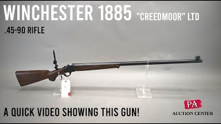 3 Winchester 1885 "Creedmoor" LTD .45-90 Rifle - A Quick Video in our Photo Booth