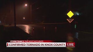 Tornado confirmed in Knox County