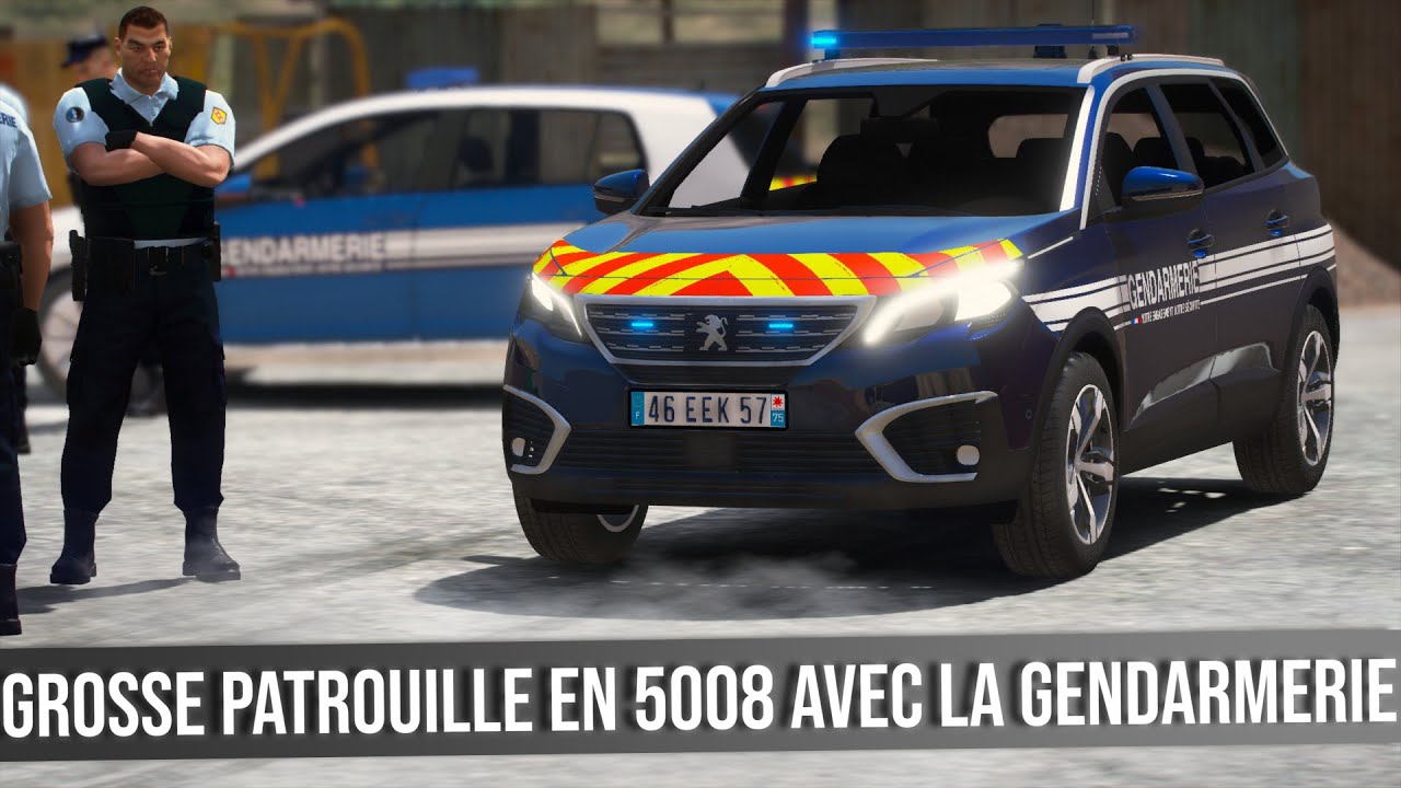 GROSSE PATROUILLE AVEC LE 5008 DE LA GENDARMERIE | GTA5 - LSPDFR #520