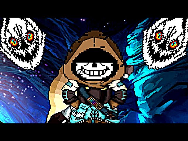 Pixilart - ink sans phase 4 by Rainbow-guy