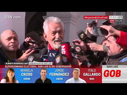 HABLA ALBERTO RODRÍGUEZ SAÁ, GOBERNADOR de SAN LUIS