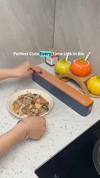 🍽️ Plastic Wrap Dispenser #shorts