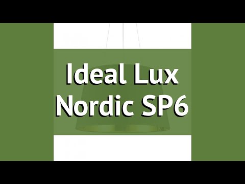 Люстра Ideal Lux Nordic SP6 обзор: светильник Ideal Lux Nordic SP6 360 Вт, где купить