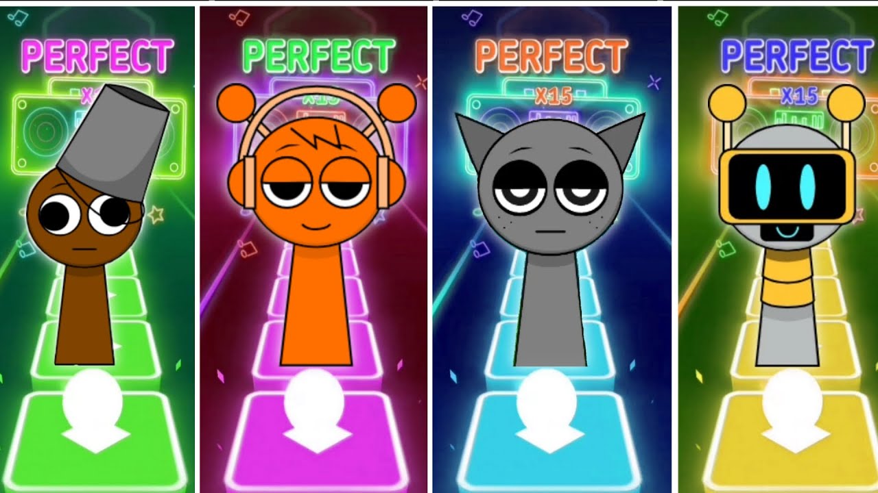 Sprunki Tiles Hop – Perfect Beat Gameplay