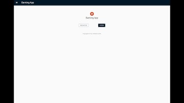 Banking App Demo Video