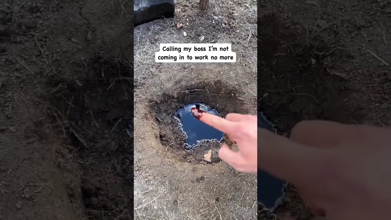 Imagine Finding This In Your Backyard Oil Crudeoil Drillrig Digging Shorts Reels Explore