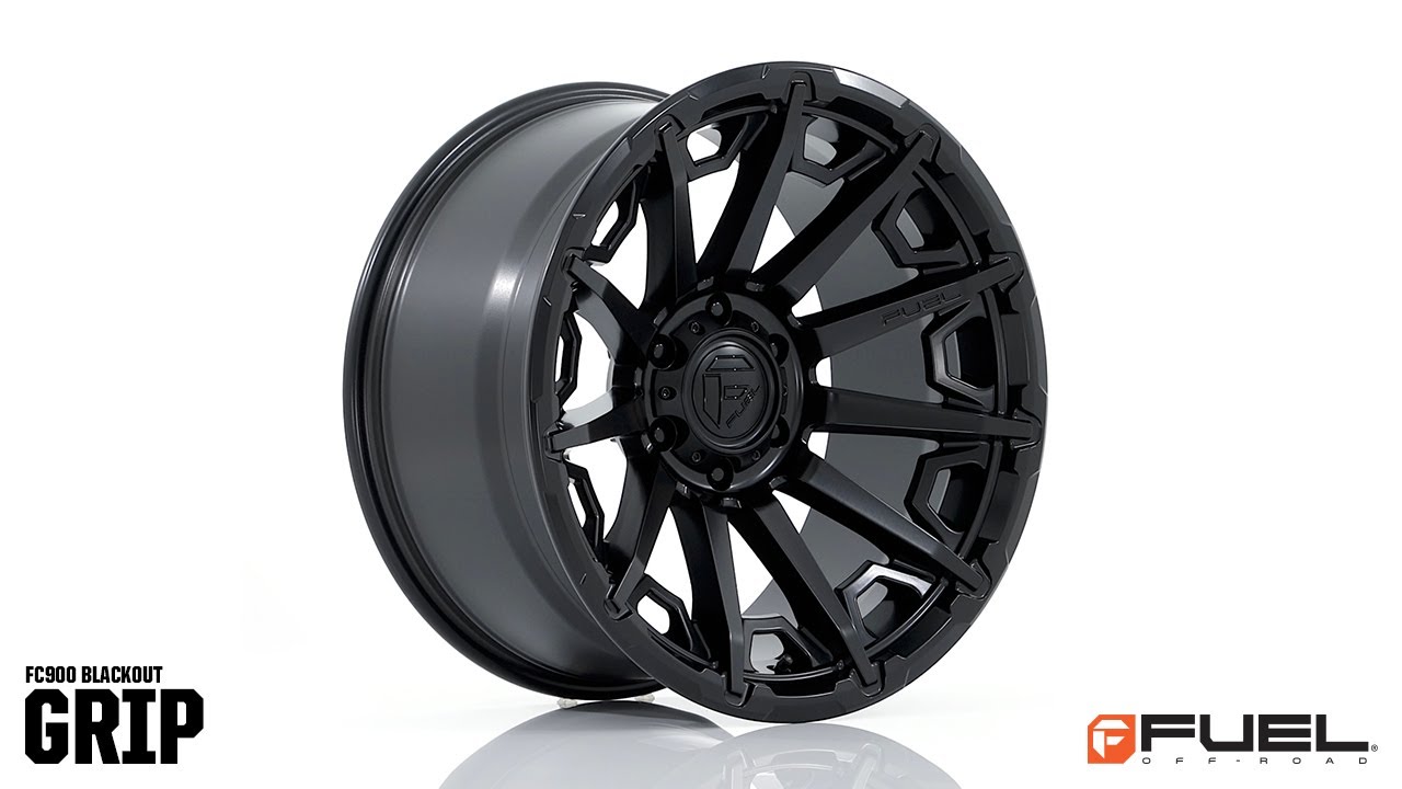 FUEL FC900 GRIP | 20X10 | BLACKOUT