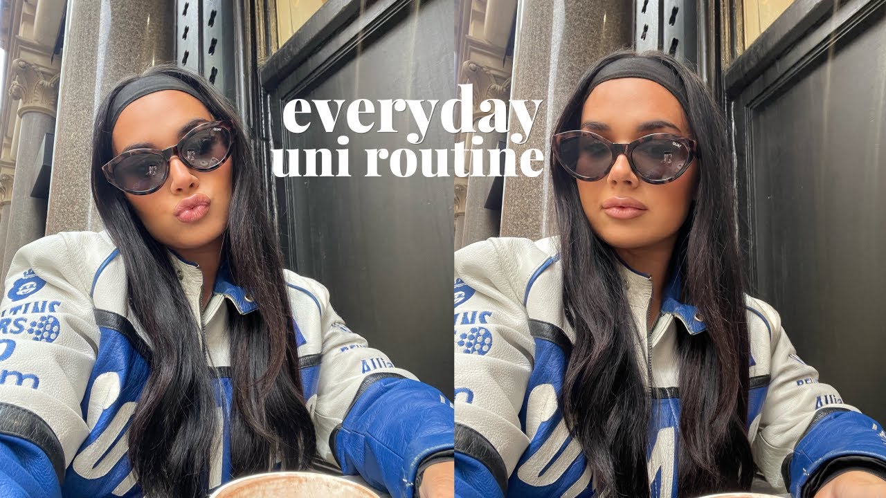 GET READY WITH ME FOR UNI | make up, hair & q&aad